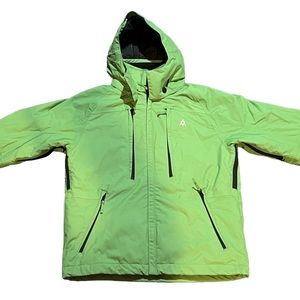 VOLKL Men’s Ski Snowboard Jacket Winter Coat Size EUR 48 US Small Kelly Green